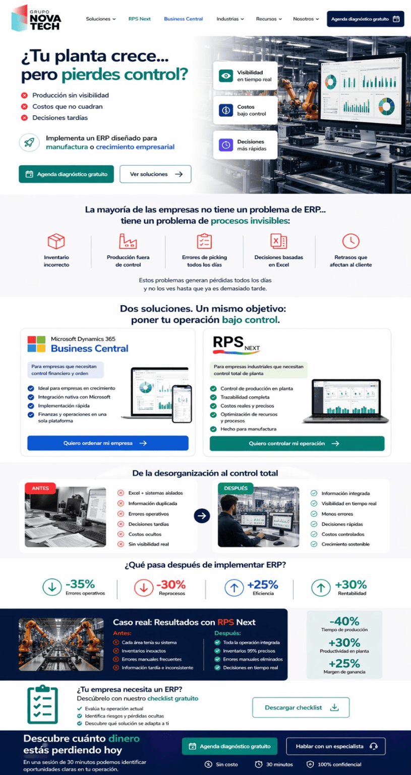 ERP manufactura